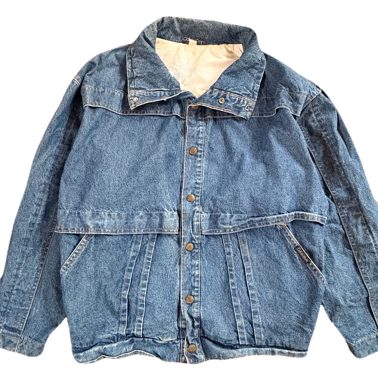 calvin klein カルバンクライン デニムジャケット Mサイズ US古着 