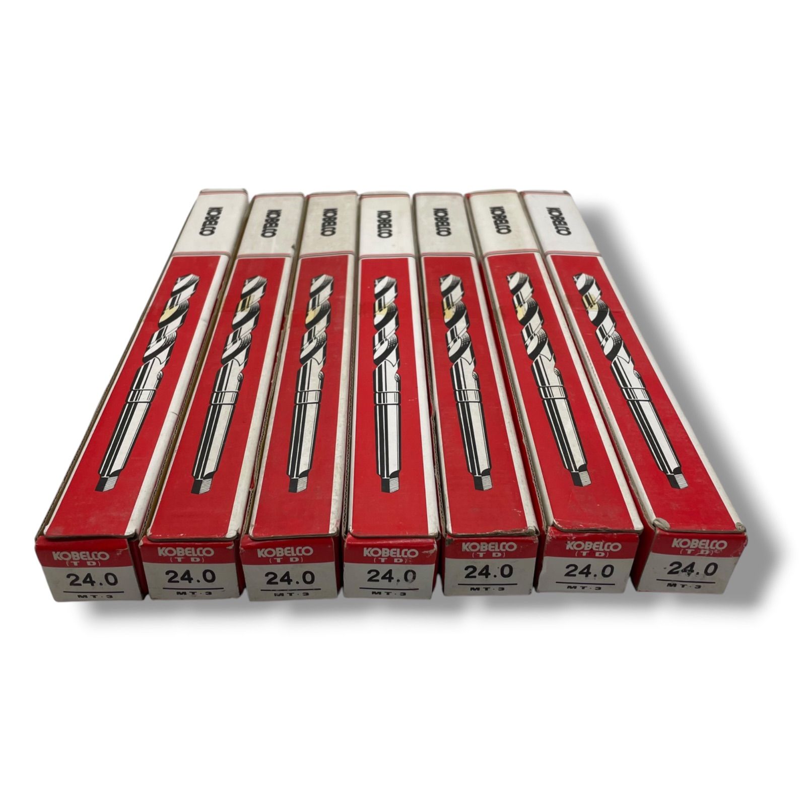 【新品未使用】KOBELCO テーパーシャンクドリル 24.0mm 7本セット MT3