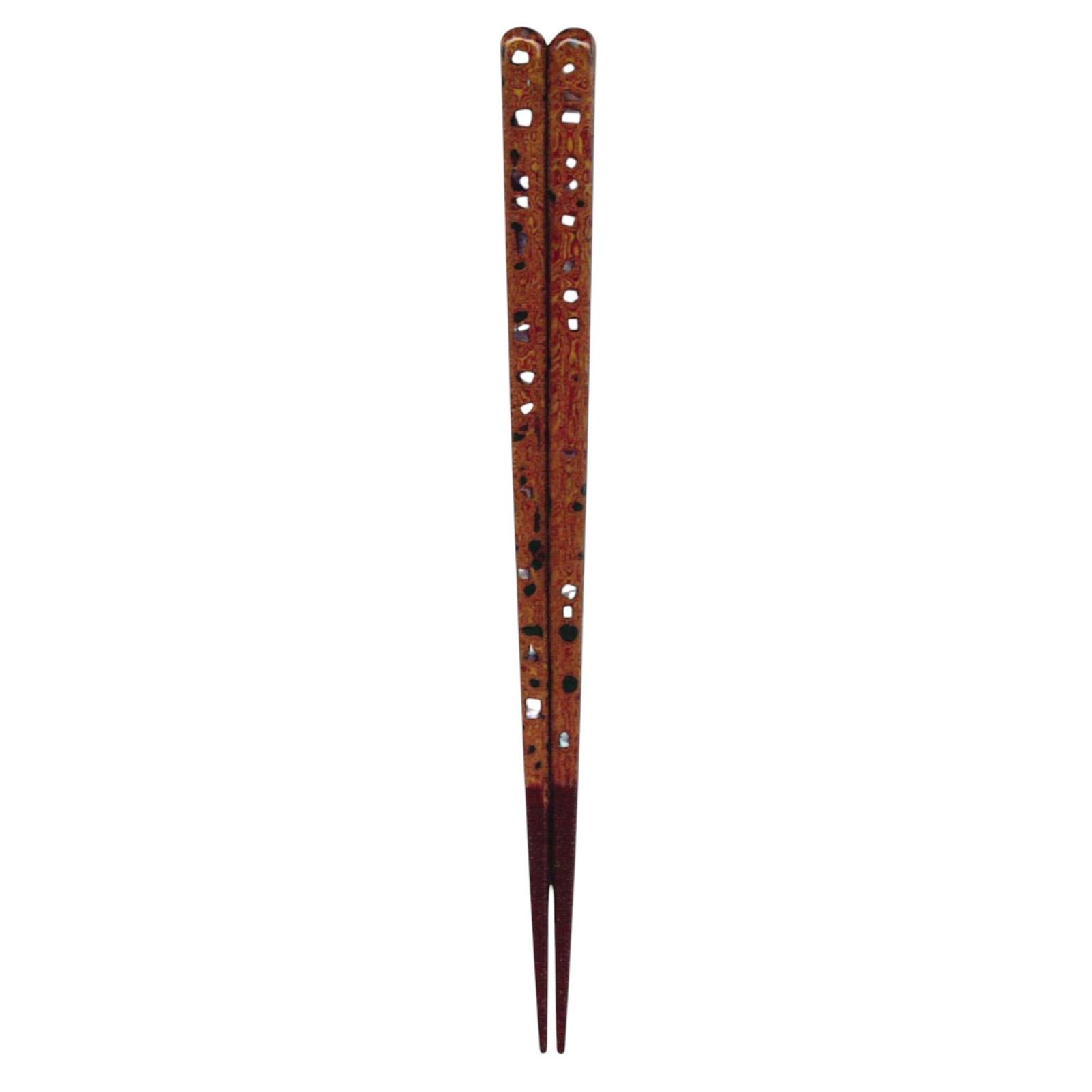 新品 田中箸店 箸 Wabi-Sabi玲瓏（れいろう） No.605005 茶 23cm