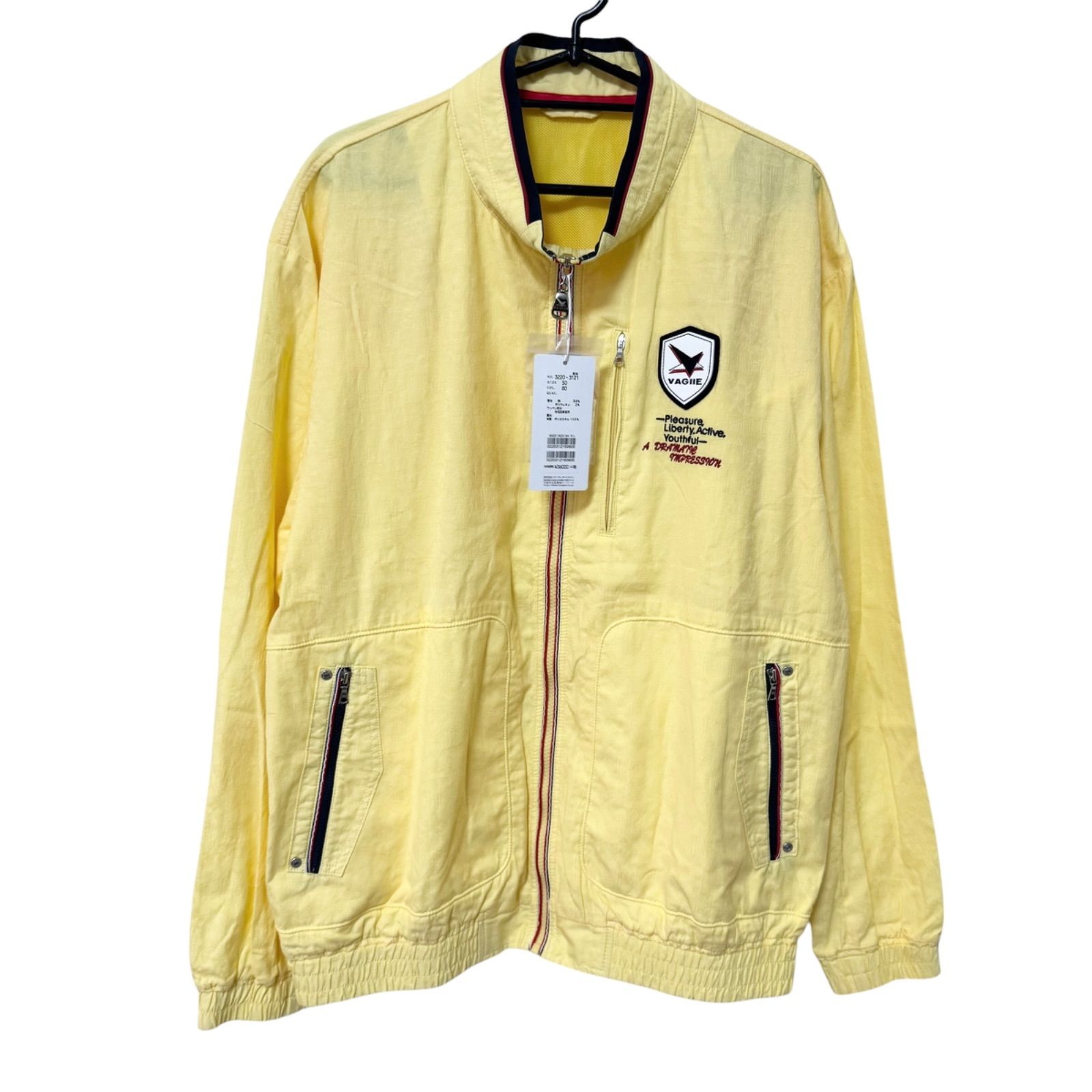 美品】【タグ付き】VAGIIE バジエ アウター ジャケット ジップアップ 