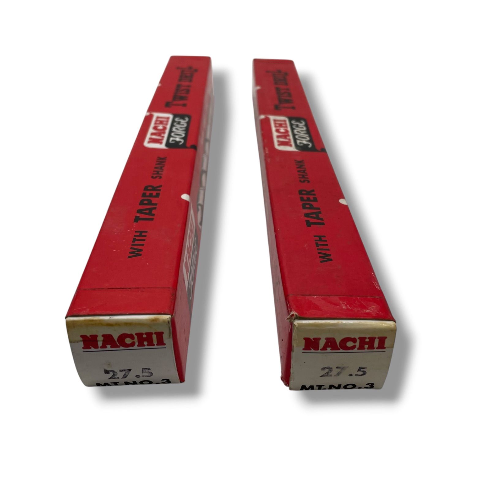 【新品未使用】NACHI テーパーシャンクドリル 27.5mm 2本セット MT3 7,100円