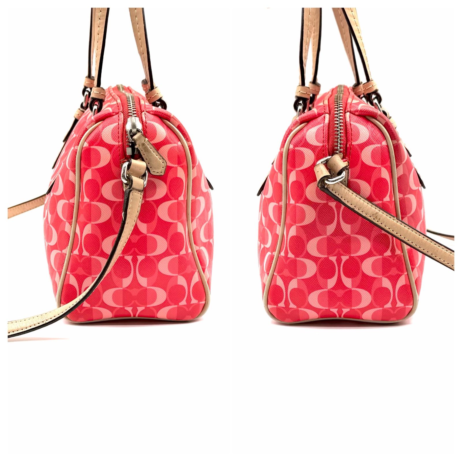 Shoulder bag coach ショルダーバッグ 赤 Coach y2k red signature