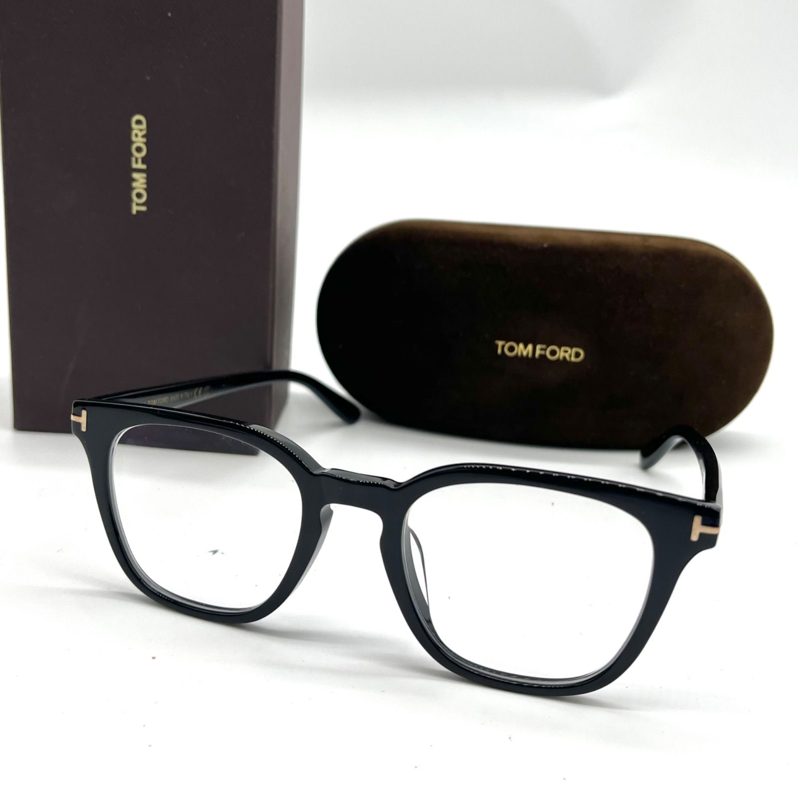 美品◎TOMFORD トムフォード 伊達メガネ メンズ 度無し サングラス 