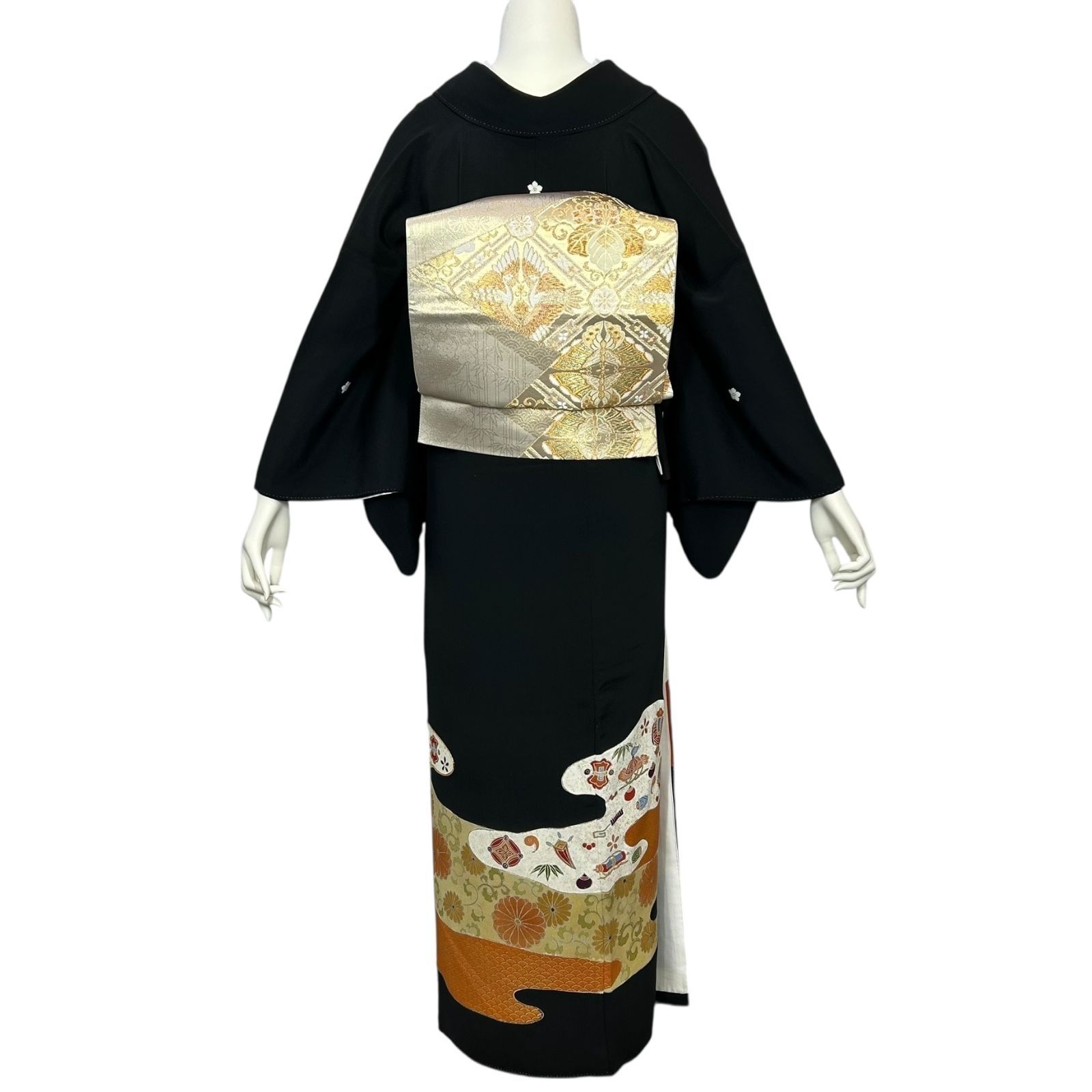 黒留袖フルセット 着物 正絹 - メルカリ