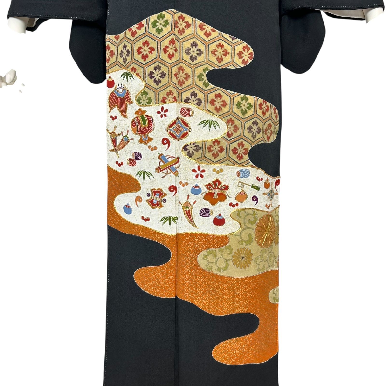 黒留袖フルセット 着物 正絹 - メルカリ