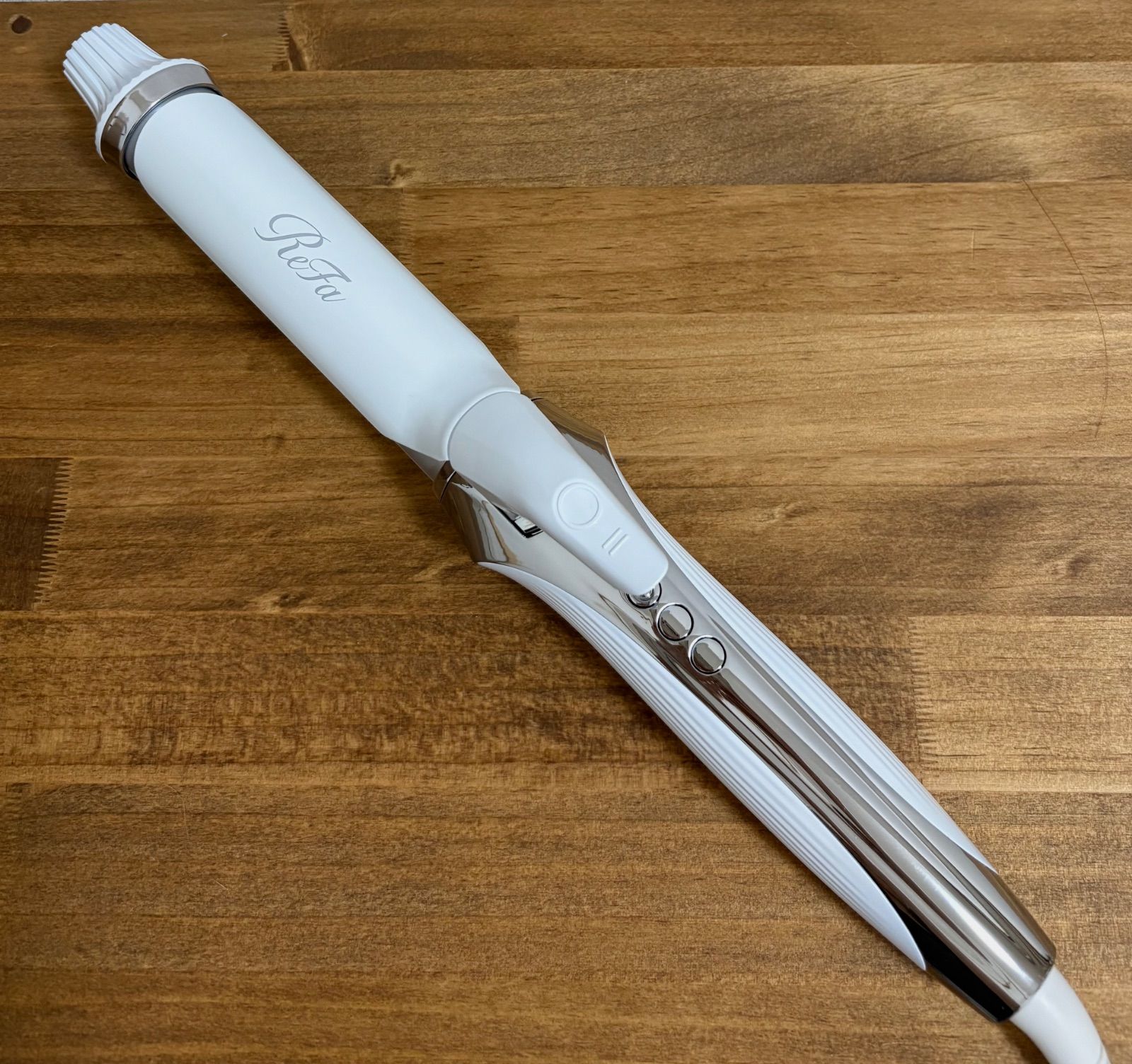 ReFa 】リファ カールアイロン プロ 32mm ホワイト☆海外使用可