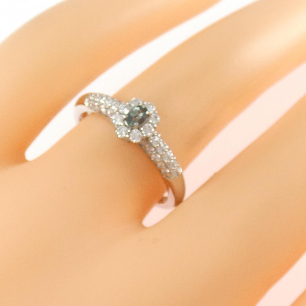 PT900 アレキサンドライト リング 0.08CT - メルカリ