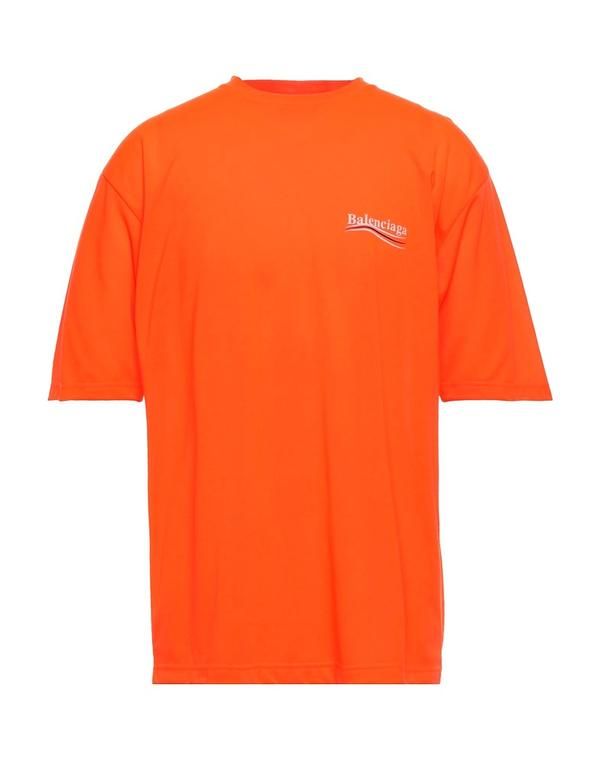 【送料無料】 バレンシアガ メンズ Tシャツ トップス Ｔシャツ Orange