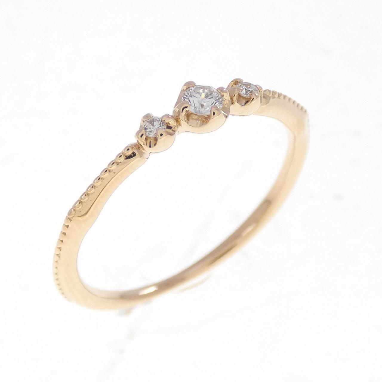 K18PG ダイヤモンド リング 0.07CT - メルカリ