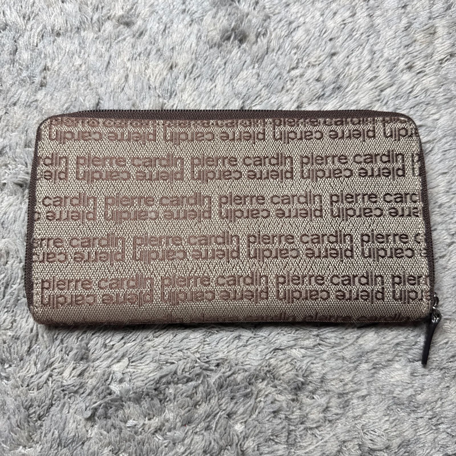 美品】Pierre Cardin ピエールカルダン 長財布 総柄 レザー - メルカリ