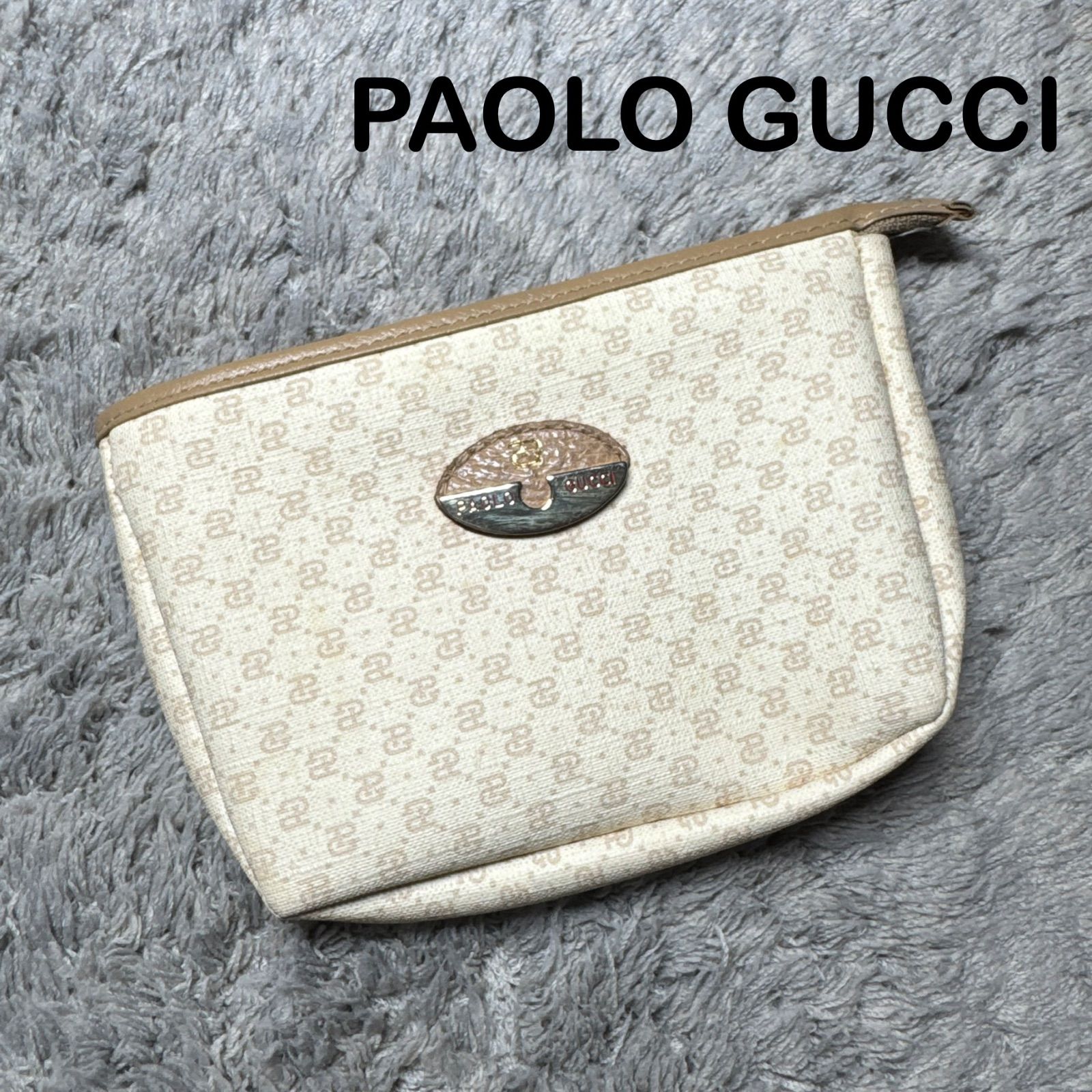 PAOLO GUCCI パオログッチ ポーチ 化粧ポーチ 小物入れ - メルカリ