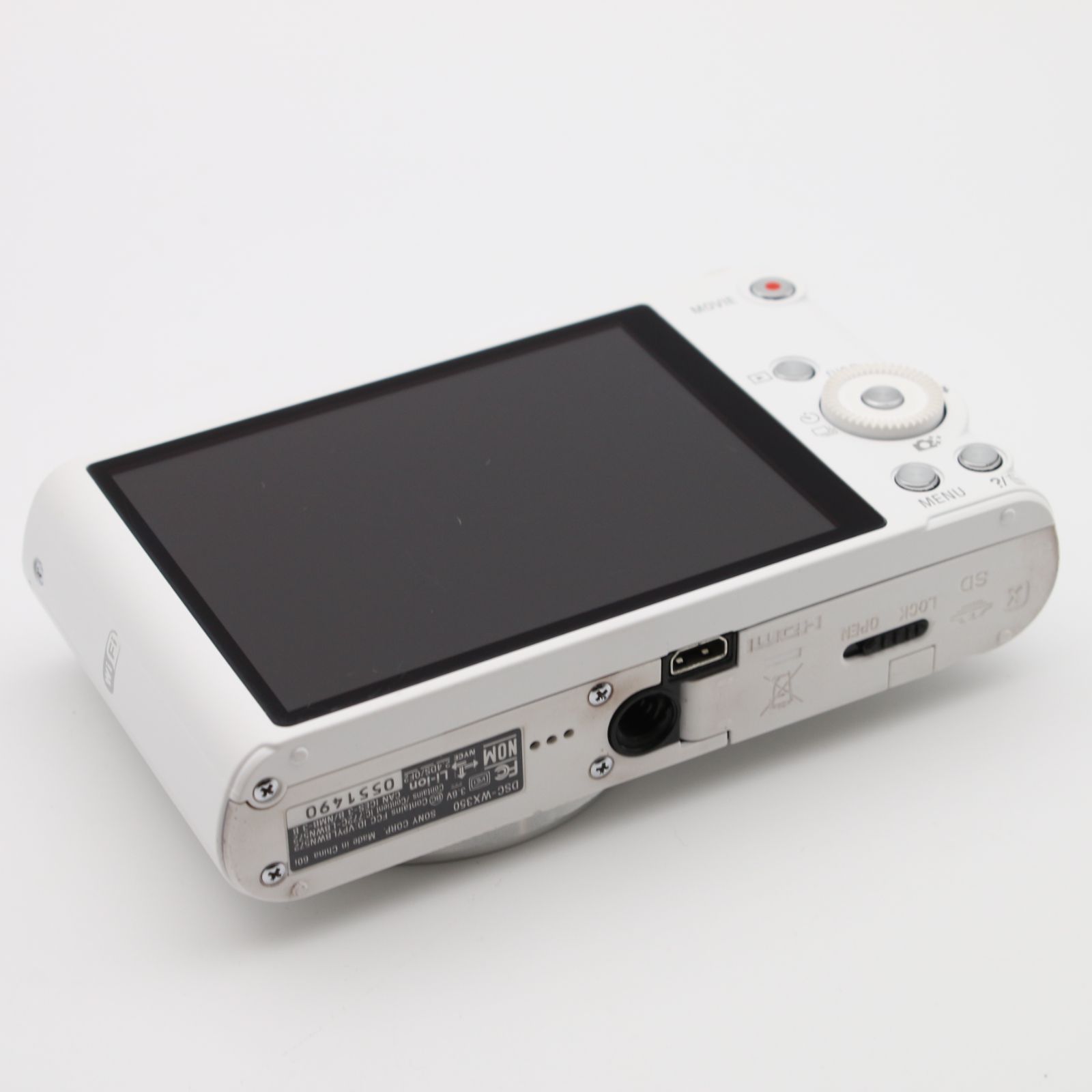 美品】 SONY Cyber-shot DSC-WX350 ホワイト 光学20倍 デジタルカメラ 