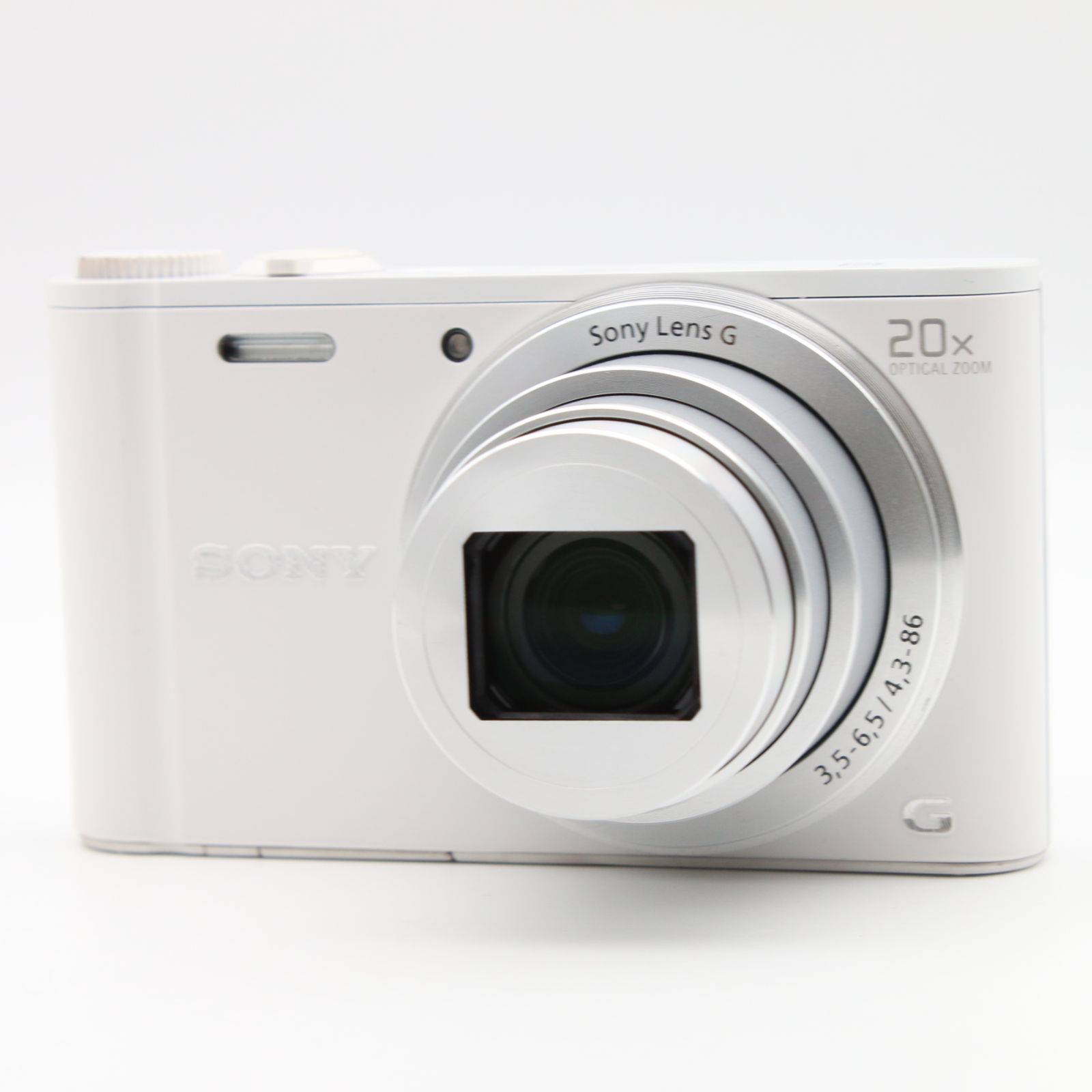 美品】 SONY Cyber-shot DSC-WX350 ホワイト 光学20倍 デジタルカメラ 