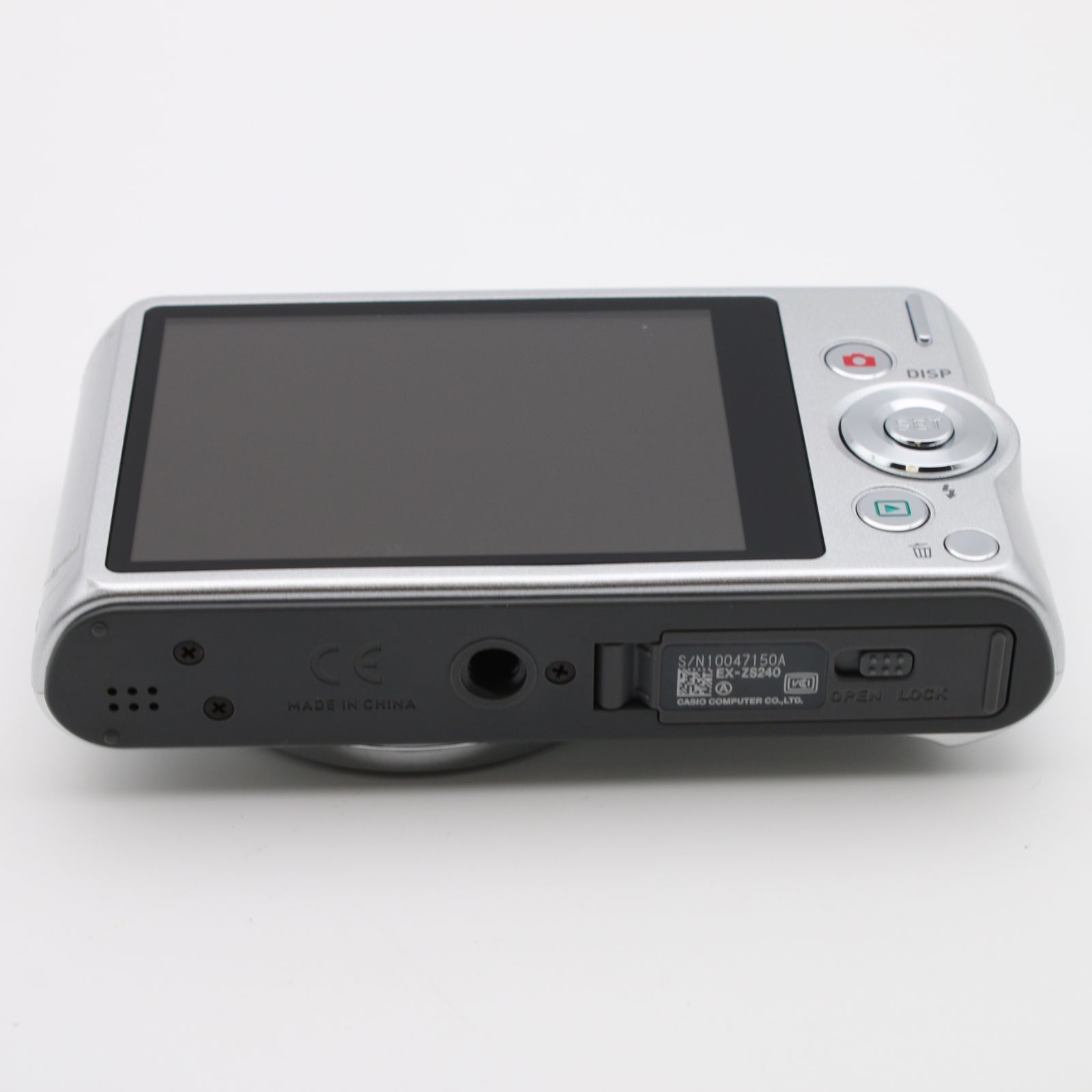 極上品】 CASIO EXILIM EX-ZS240 シルバー 手ブレ補正 12倍ズーム 