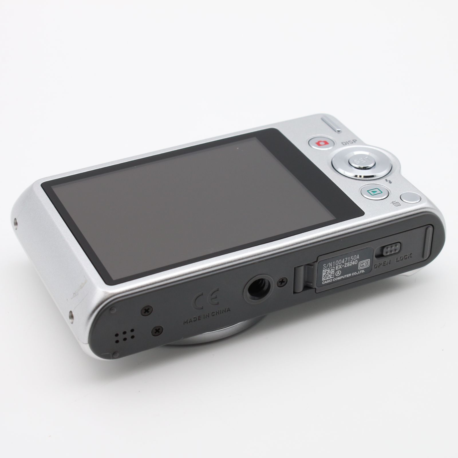 極上品】 CASIO EXILIM EX-ZS240 シルバー 手ブレ補正 12倍ズーム 