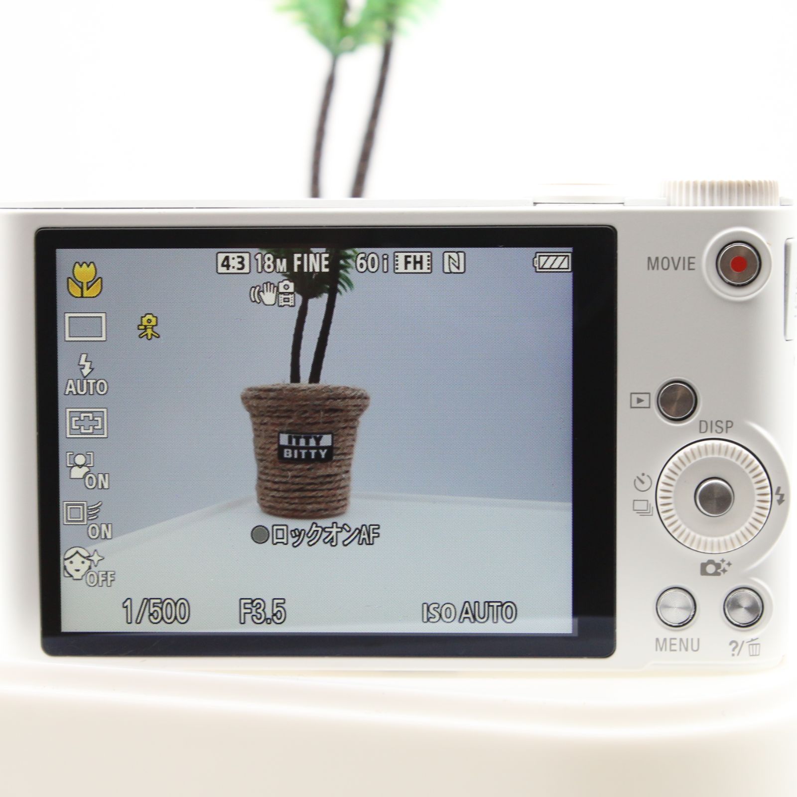 美品】 SONY Cyber-shot DSC-WX350 ホワイト 光学20倍 デジタルカメラ 
