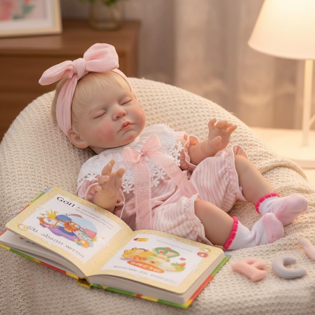 新品 Cloveray 赤ちゃん人形 22インチかわいいリボーンドール着替えが