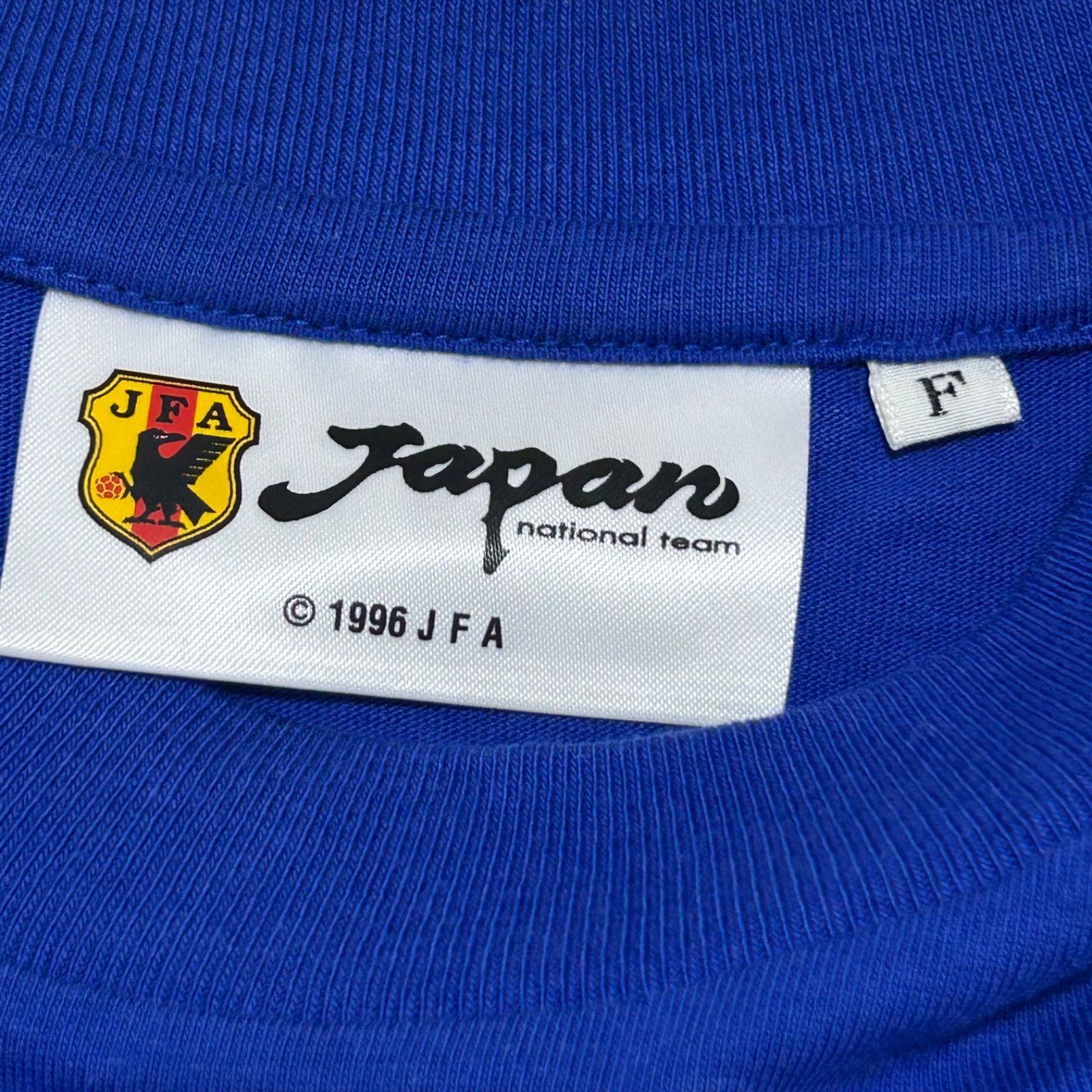 1996年JFA サッカー日本代表 Tシャツ 選手メッセージサイン入り F