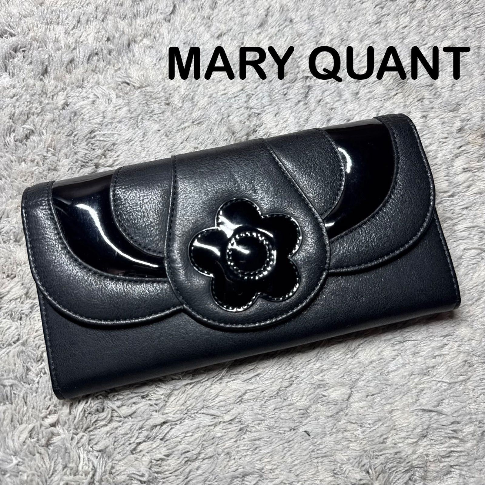 値下げ販売中 マリークワント MARY QUANT 財布 長財布 レザー ピンク 