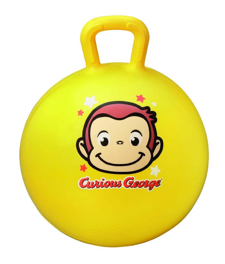 新品 おさるのジョージ ホッピングボール ピョンピョンボール 運動遊具 体幹トレーニング 幼児用 バランスエクササイズボール 体力作り