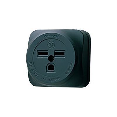 新品 パナソニック(Panasonic) 露出コンセント 接地2P ブラック WK3630
