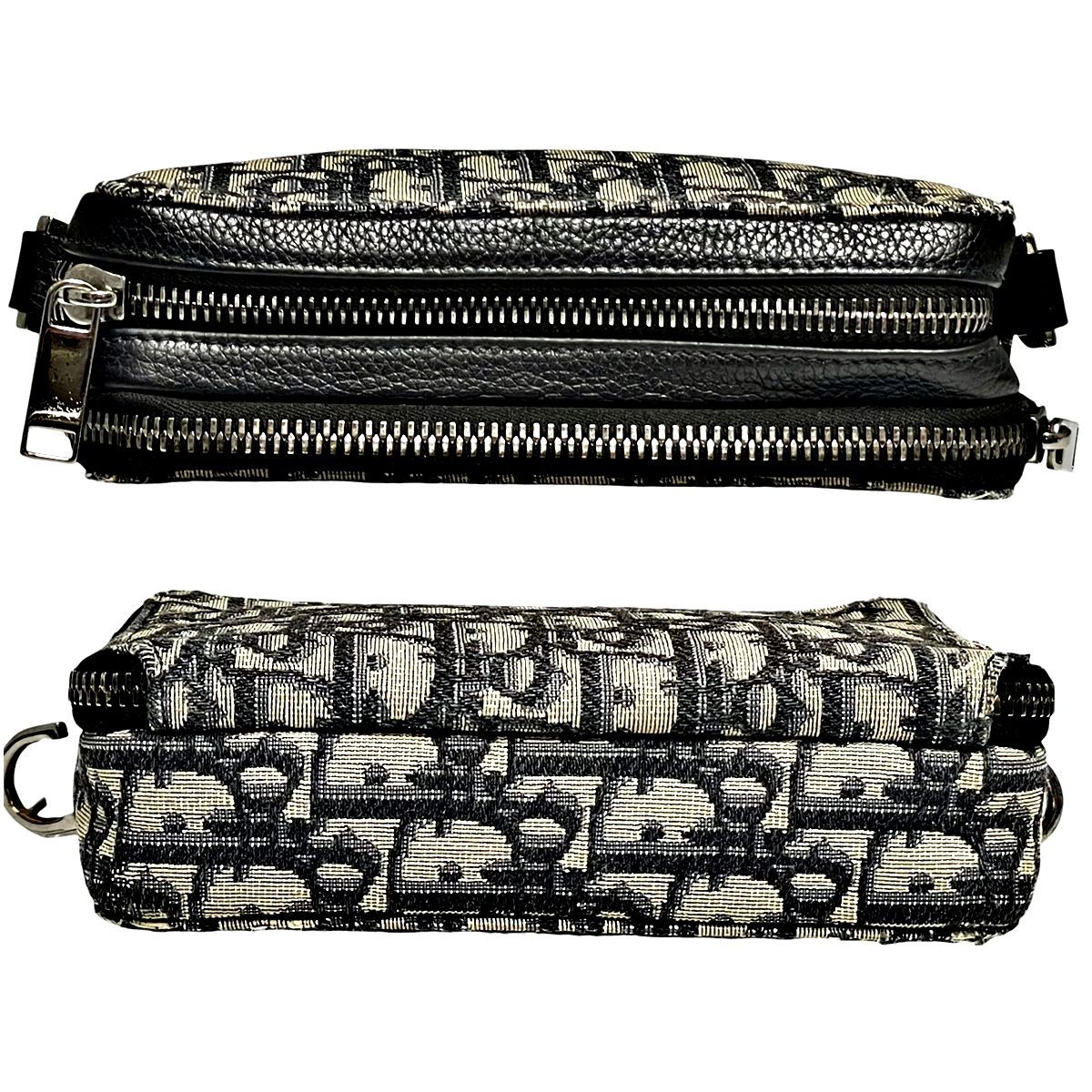 中古】Dior ディオール ショルダーバッグ オブリーク ジャガードポーチ