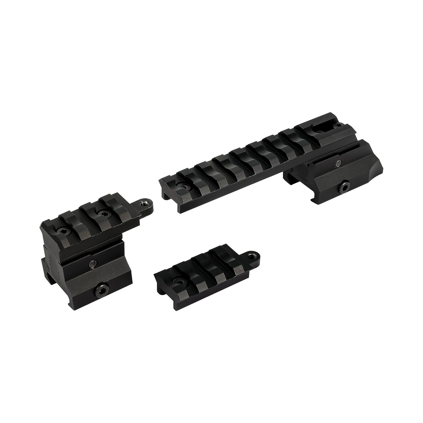 新品 ライラクス(LayLax) アジャスタブル ハイマウント HK45 M4 MP7 VECTOR エアガン 電動ガン カスタム パーツ ダットサイト サバゲー 初心者 改造