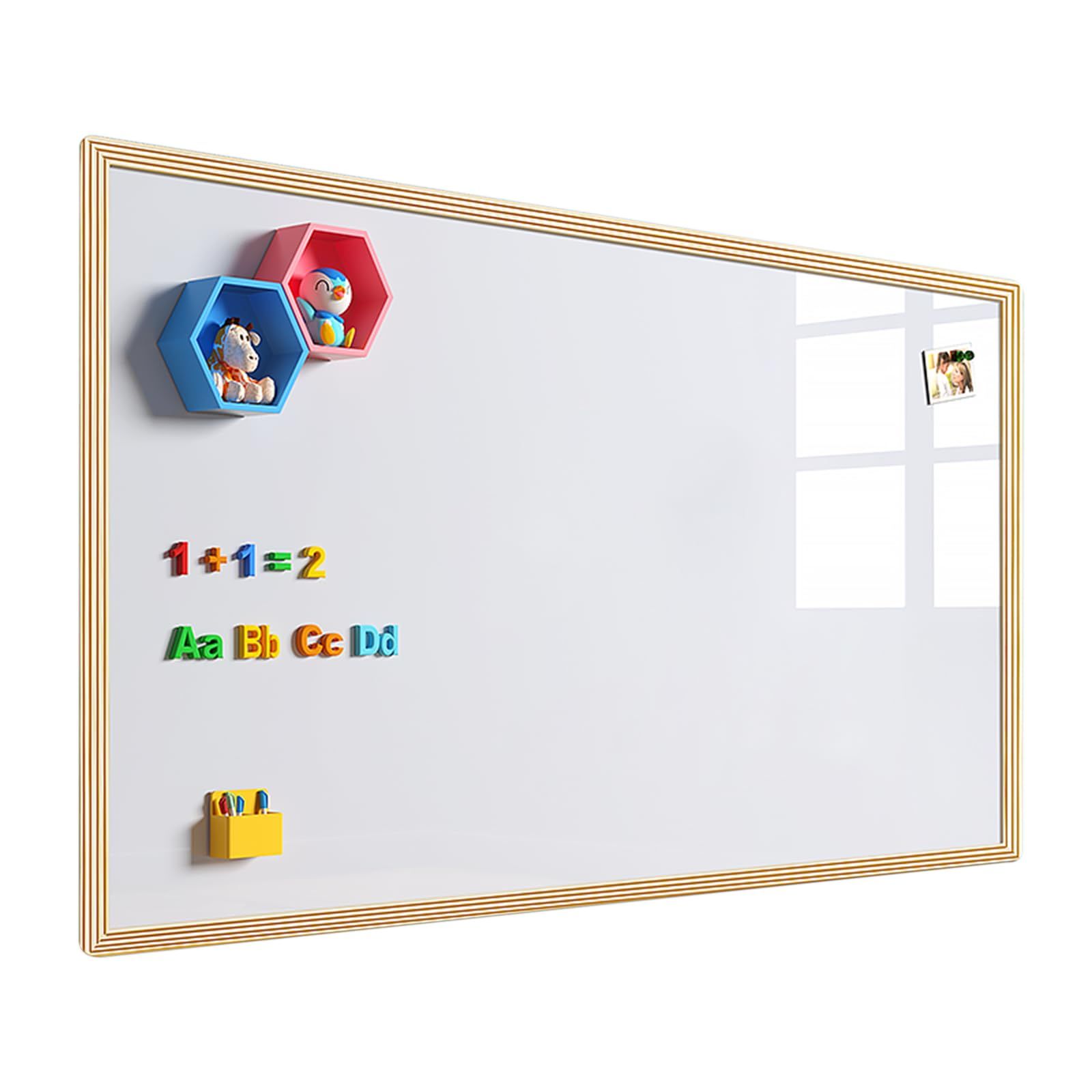 新品 TidySpace ホワイトボードシート 子供用 複数サイズオプション 貼ってはがせる ホワイトボード 壁に貼る おしゃれ おえかきボード マグネット付きの物を取り付け可能 大型サイズ 90 x 100cm 黒板シート 会議室 保育園 学校 オフィスメモ