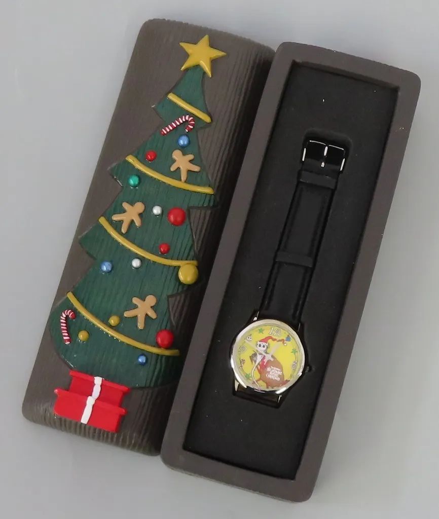 【中古】懐中時計･腕時計 ジャック・スケリントン(クリスマス・ホリデードア) リストウォッチ FOSSIL LIMITED EDITION 「ナイトメアー・ビフォア・クリスマス」
