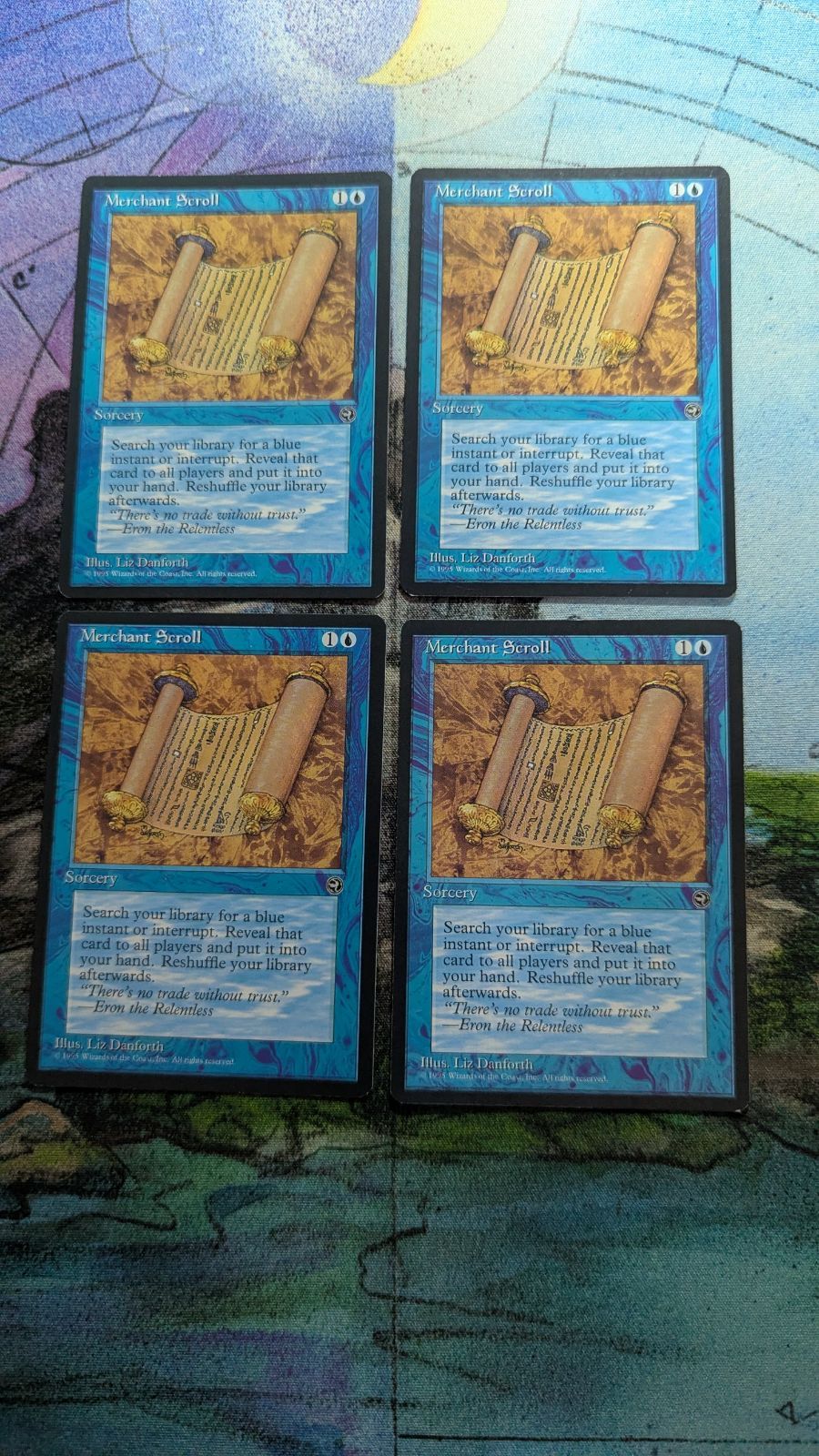 商人の巻物/Merchant Scroll 英語版4枚セット HML MTG MTG 商人の巻物 初版 英語4枚 まとめ売り - メルカリ