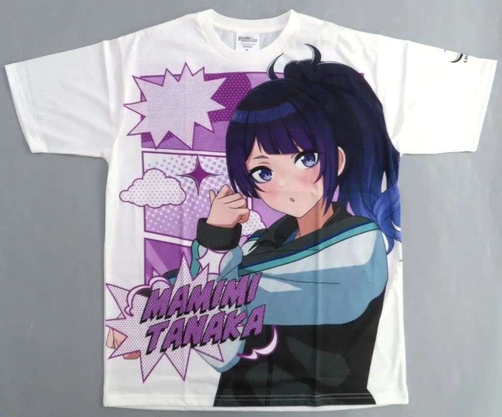 シャイニーカラーズ　田中摩美々　騎士団のヴェール Tシャツ Lサイズ ピンク シャイニーカラーズ 田中摩美々 騎士団のヴェール Tシャツ Lサイズ
