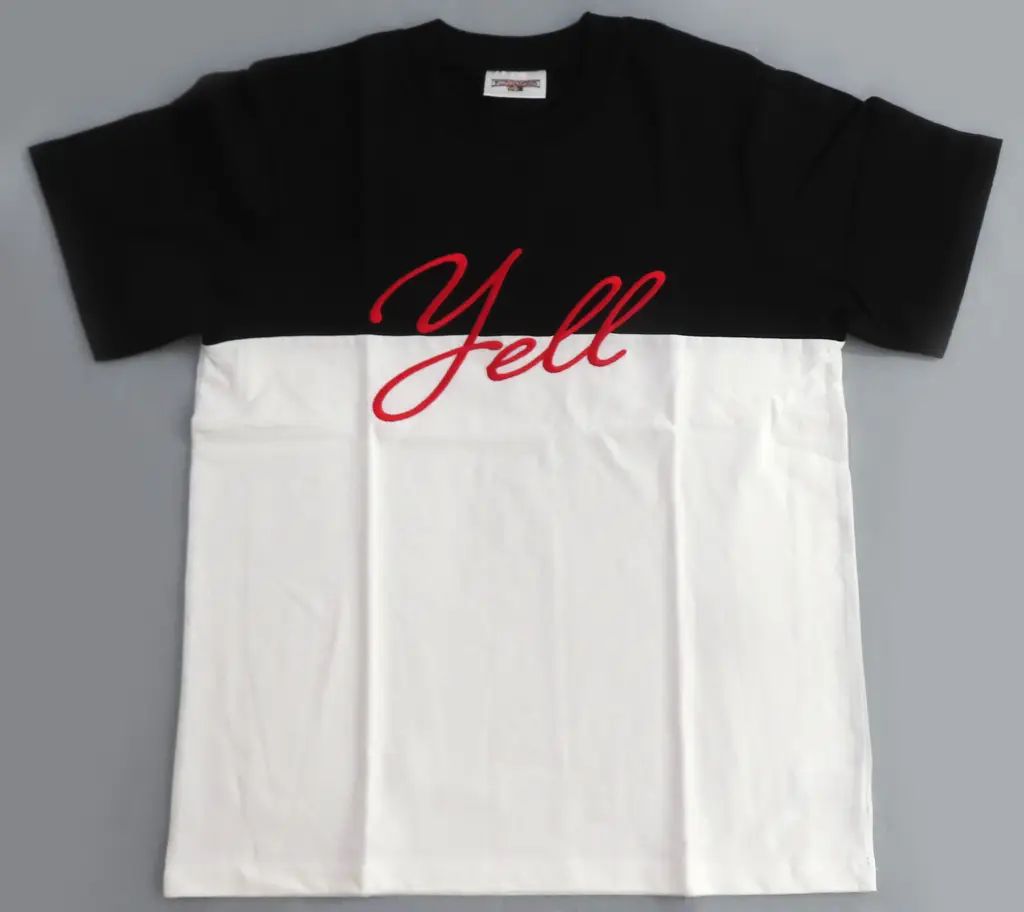 中古】Tシャツ YELL テニフェス2025 バイカラーTシャツ ブラック 