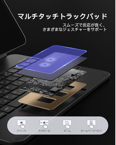 Inateck マジックキーボード JIS日本語配列 iPad 2025年A16 第11世代