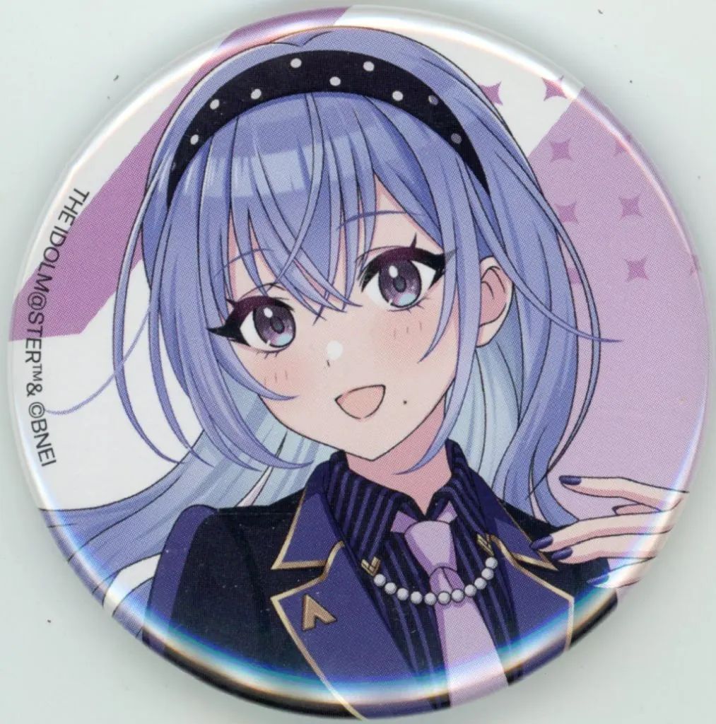 中古】バッジ・ビンズ 鈴木羽那 缶バッジ 「洋服の青山×アイドル
