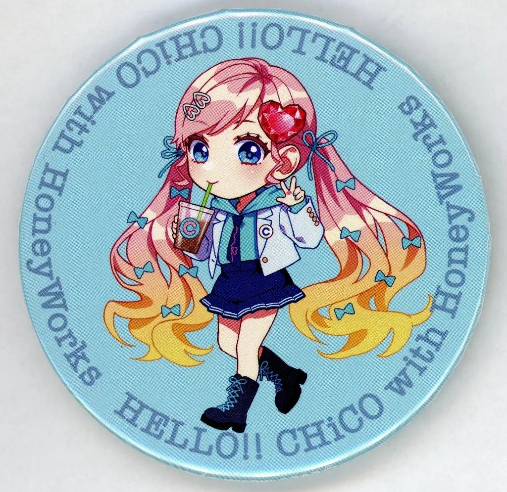 チコハニ 缶バッジ 中古】バッジ・ピンズ CHiCO with HoneyWorks(くすぐったい/ドリンク