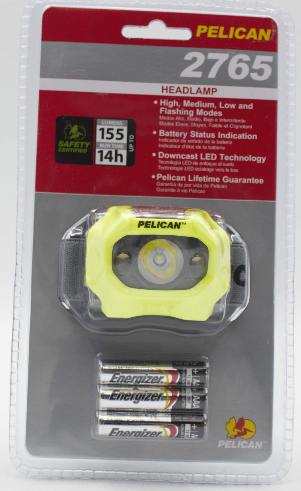 新品 ＰＥＬＩＣＡＮ ２７６５ ヘッドアップライト 黄（防爆） 027650-0103-245
