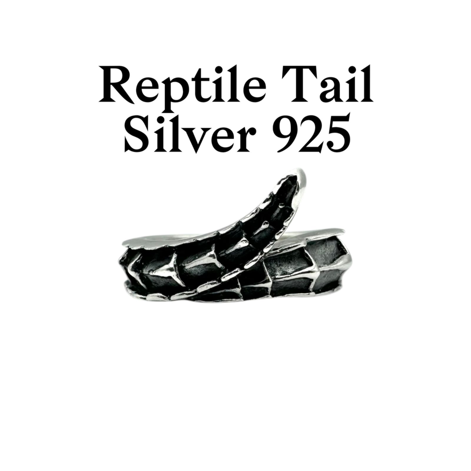 トカゲのしっぽ】リザード テール Silver 925 刻印 Design Ring 