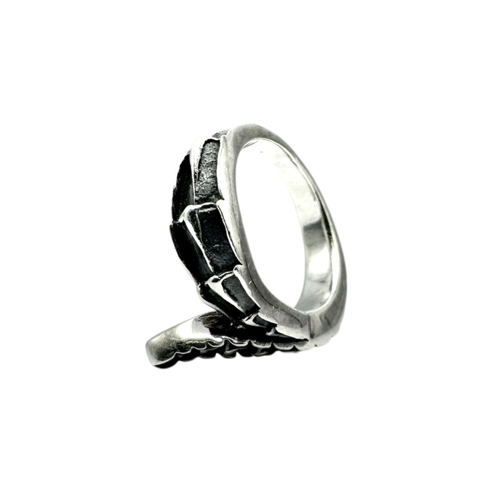トカゲのしっぽ】リザード テール Silver 925 刻印 Design Ring 