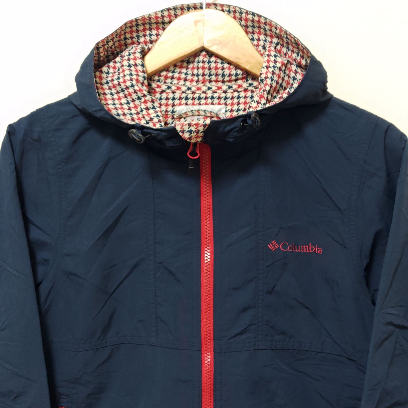 美配色バイカラー【Columbia】コロンビア マウンテンパーカー ナイロン 