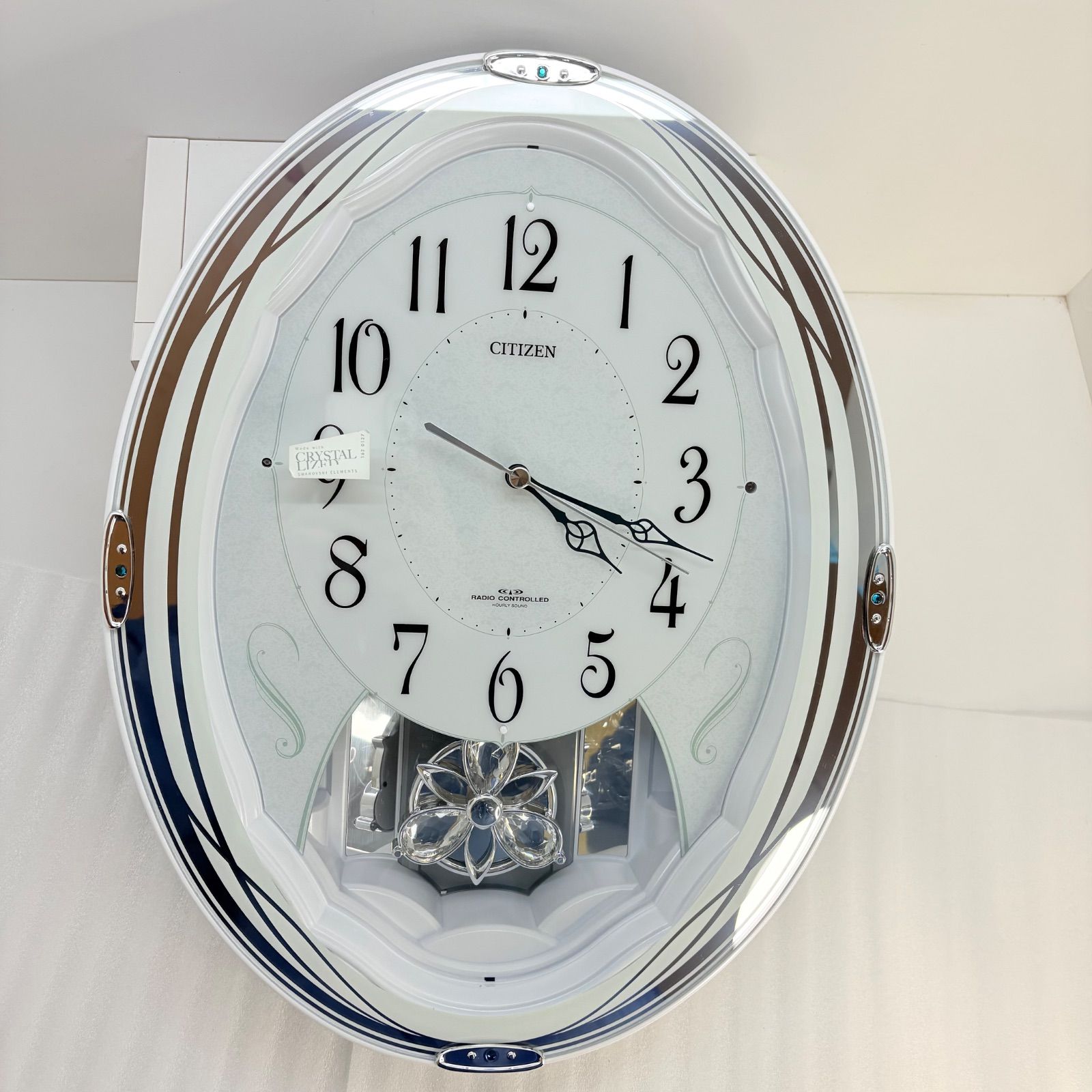 未使用品 電波振り子時計 イルシャンテ 4MNA01-006 シチズン時計