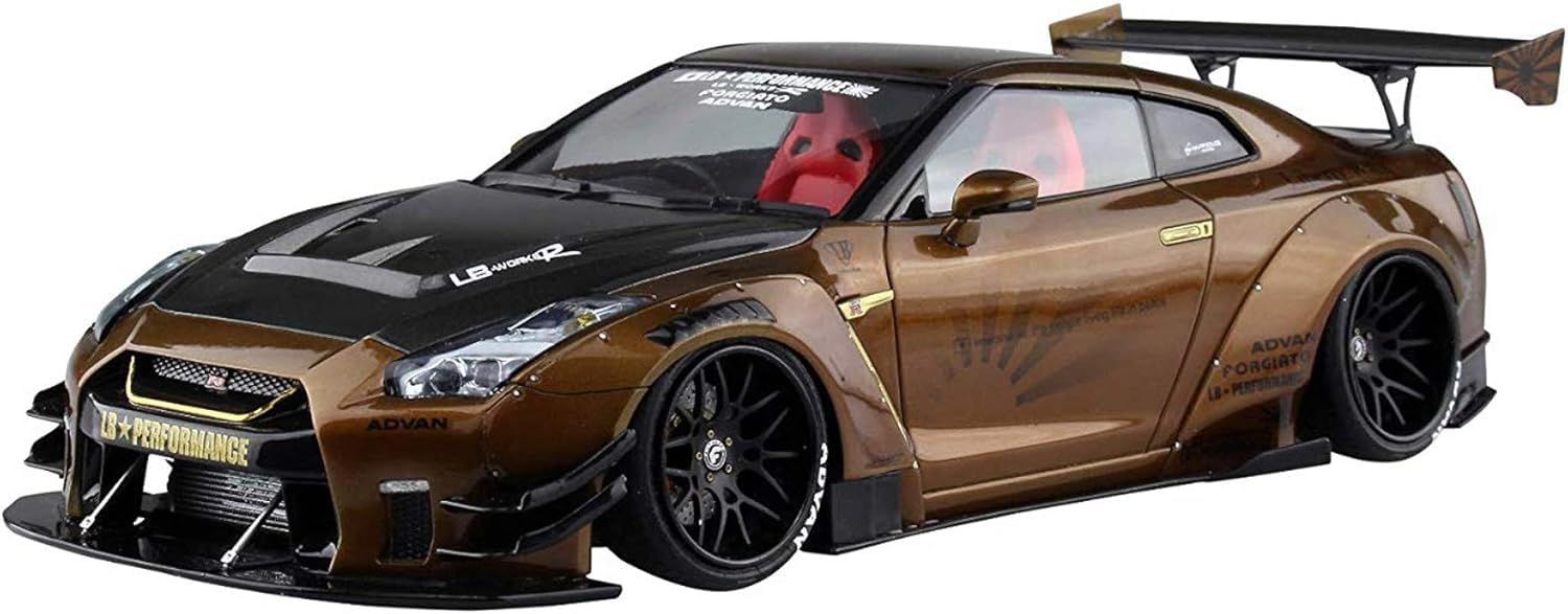 青島　リバティウォーク　GT-R 新品 青島文化教材社(AOSHIMA) 1/24 リバティーウォーク No.12 LB