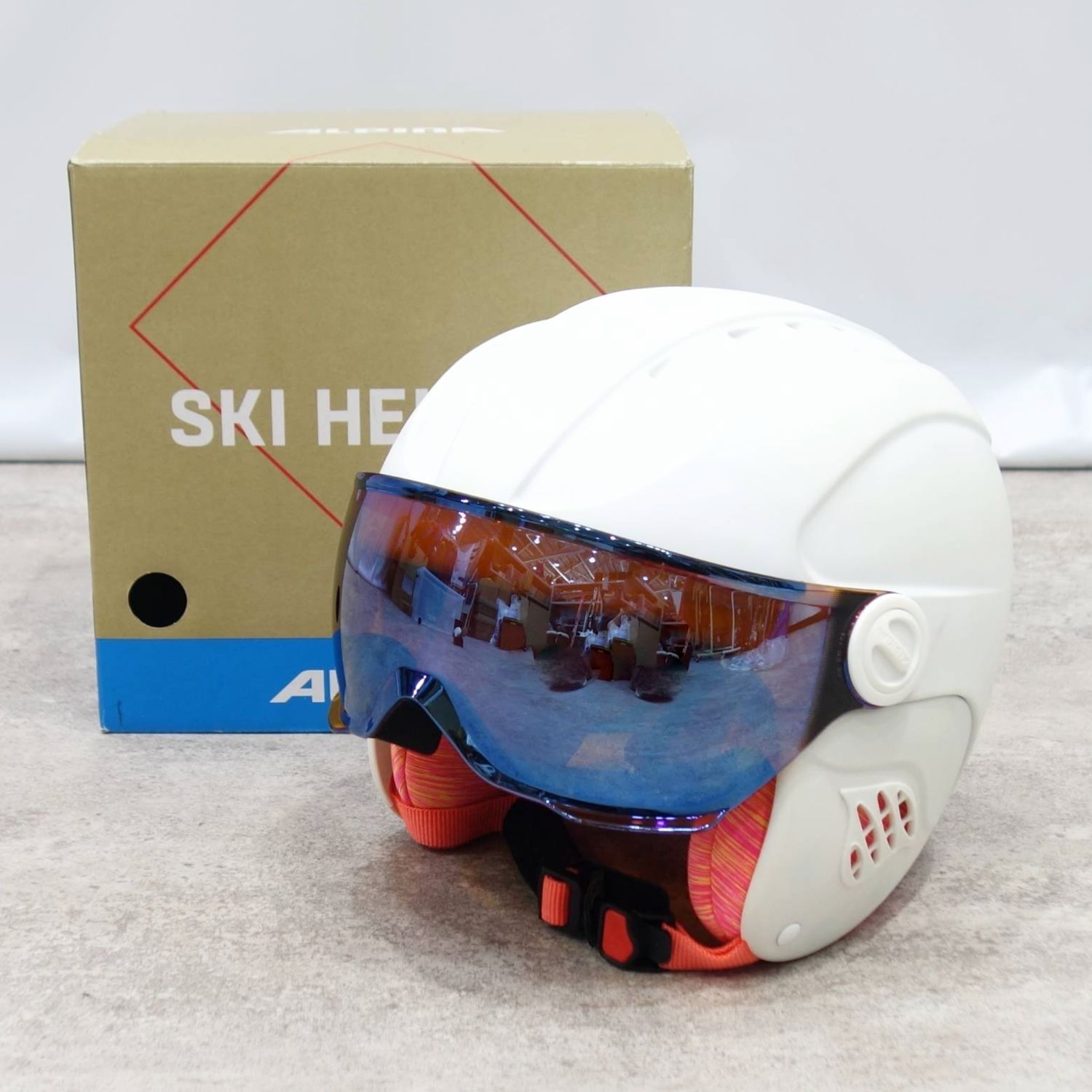 美品 アルピナ ALPINA CARAT LE VISOR HM スキー スノー ALPINA