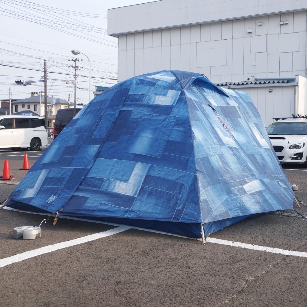 コールマン　タフワイドドームIV　インディゴ　テント　モンロコラボ アウトドア コールマン タフワイドドームIV インディゴ テント
