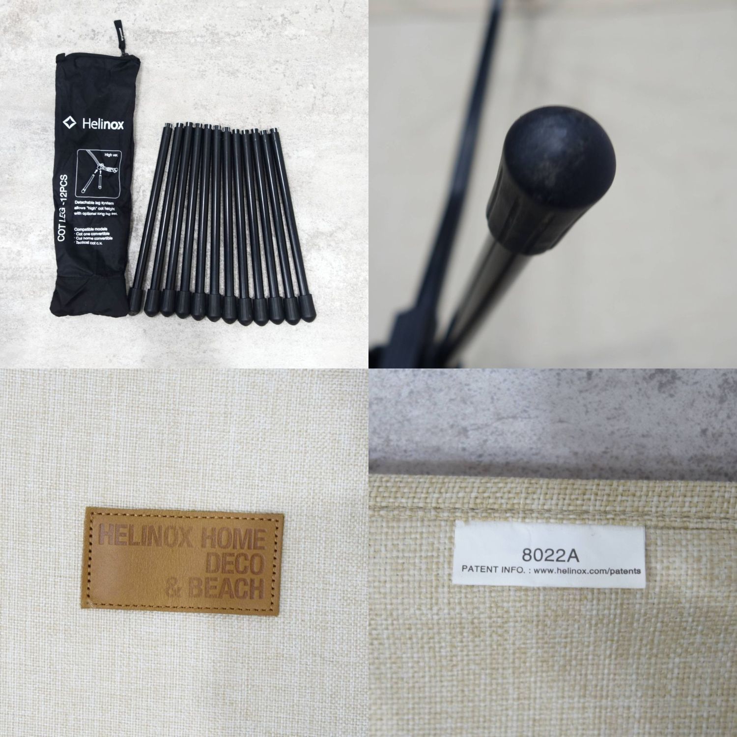 極美品 ヘリノックス Helinox コットワン Home コンバーチブル ペリ 