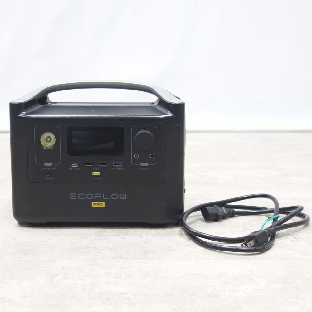 エコフロー EcoFlow RIVER600PRO ポータブル電源 ブラック 定