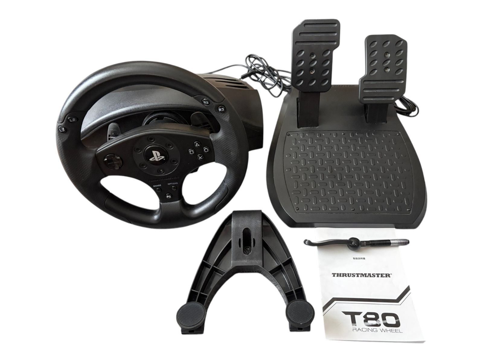 T80 Racing Wheel for PlayStation® 4/PlayStation® 3【中古品 