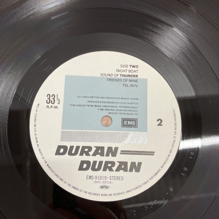 △01)1点限り!帯付きDuran 見本盤/Duran Duran/Duran Duran/EMS-91019
