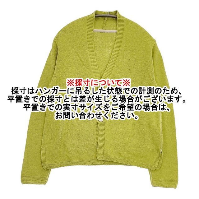 パラスパレス　リネンコットンニットカーディガンマスタード パラスパレス リネンコットンニットカーディガンマスタード 【公式通販】