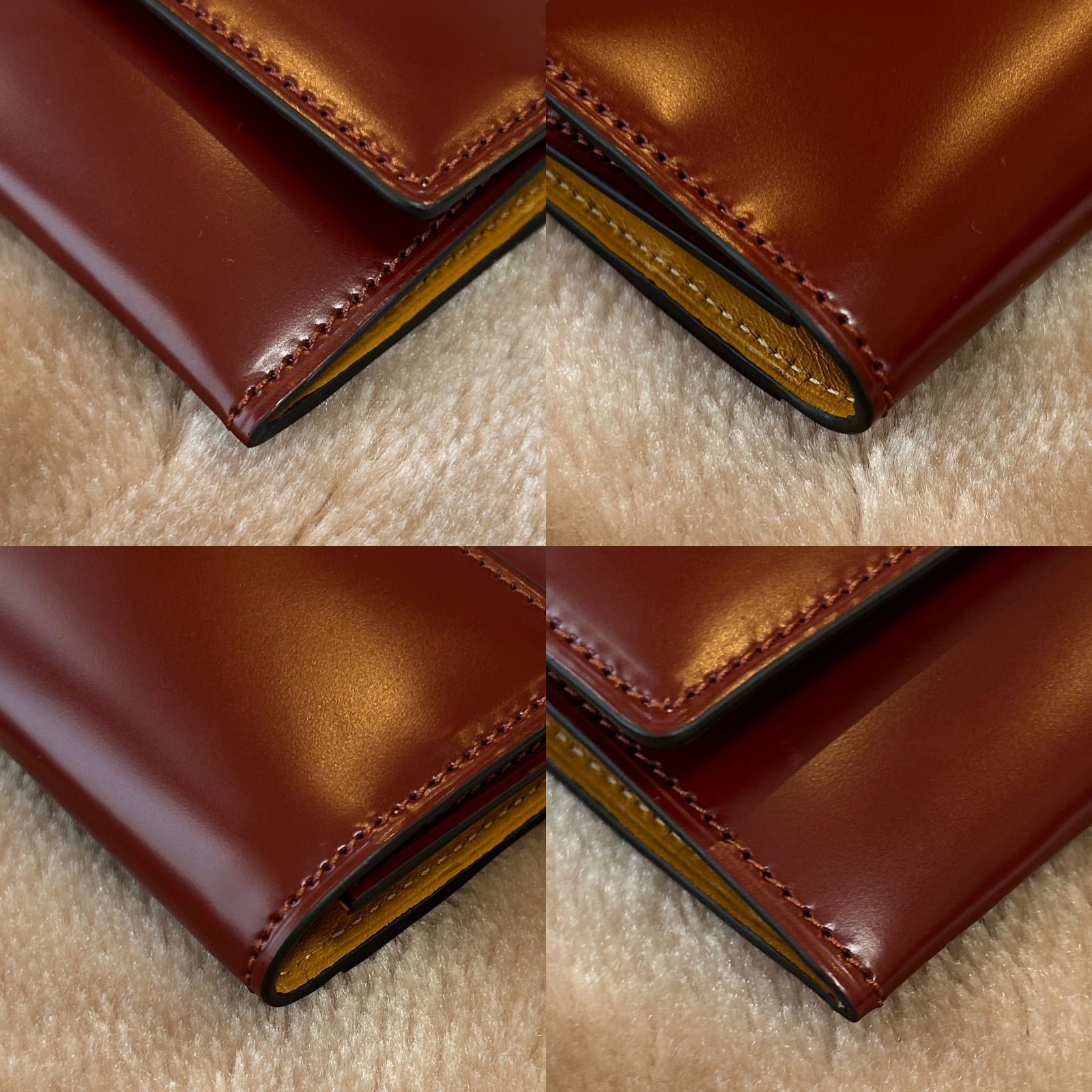 ソメスサドルSOMES SADDLEカード入れ付きケースカード入れ有小銭入れスリムウォレットコンパクトウォレットミニ財布 折りたたみ財布さいふサイフダークブラウン焦げ茶色コードバン馬尻革冊子専用箱日本製国産国内製メイドインジャパンmadeinjapan ソメスサドルSOMES SADDLEカード入れ付きコインケースカード入れ有小銭
