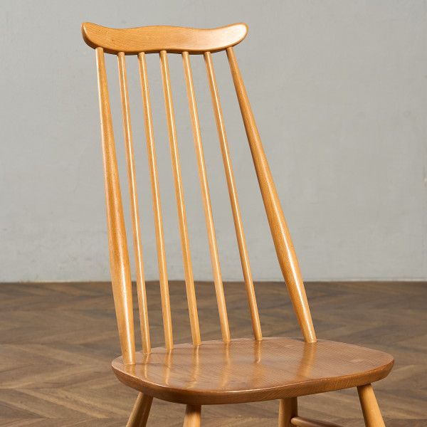 椅子・ソファ イギリス エルム アーコール ERCOL ヴィンテージ ゴールドスミス チェア ブルーラベル 英国 ダイニング ウィンザー 木製 椅子 ビンテージ #97510 椅子・ソファ イギリス エルム アーコール ERCOL ヴィンテージ
